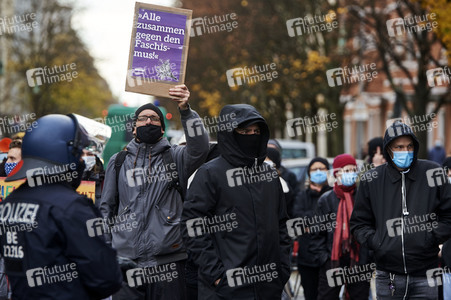 Schweigemarsch gegen Coronamaßnahmen in Berlin