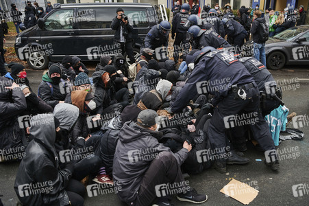 Schweigemarsch gegen Coronamaßnahmen in Berlin
