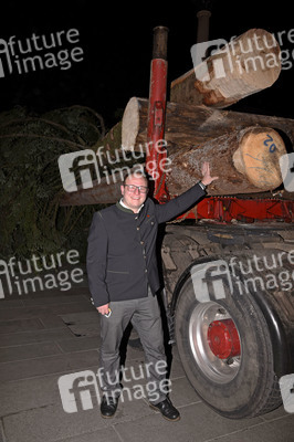 Christbaum-Aufstellung in München