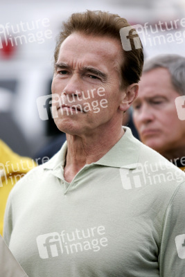 Pressetermin mit Arnold Schwarzenegger zur den Bränden in Malibu