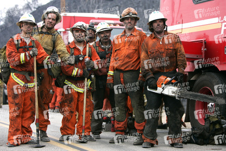 Pressetermin mit Arnold Schwarzenegger zur den Bränden in Malibu