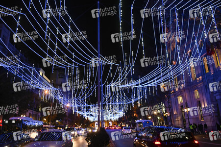 Weihnachtsillumination in Madrid