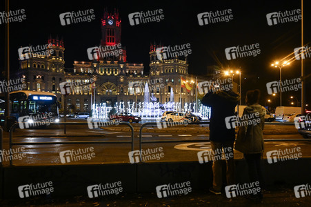 Weihnachtsillumination in Madrid