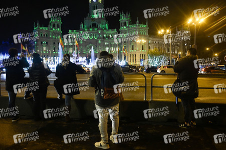 Weihnachtsillumination in Madrid