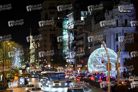 Weihnachtsillumination in Madrid