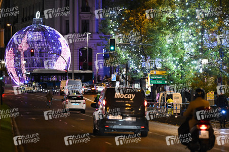 Weihnachtsillumination in Madrid