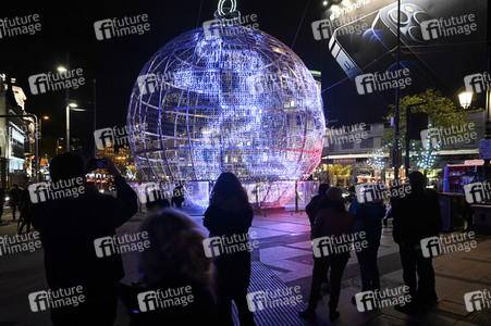 Weihnachtsillumination in Madrid
