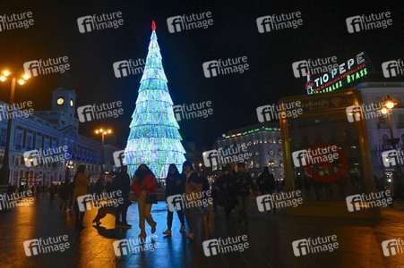 Weihnachtsillumination in Madrid
