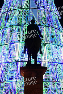 Weihnachtsillumination in Madrid