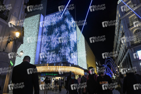Weihnachtsillumination in Madrid