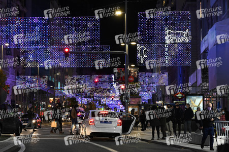 Weihnachtsillumination in Madrid