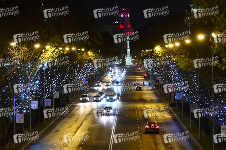 Weihnachtsillumination in Madrid