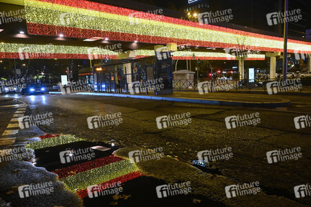 Weihnachtsillumination in Madrid
