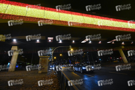Weihnachtsillumination in Madrid