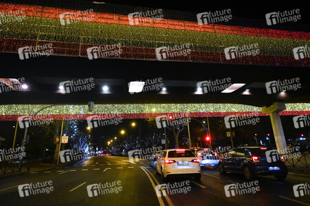Weihnachtsillumination in Madrid