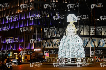 Weihnachtsillumination in Madrid