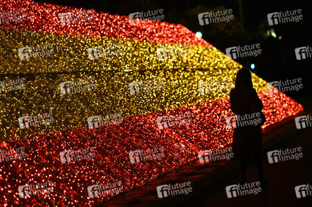 Weihnachtsillumination in Madrid