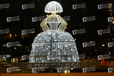 Weihnachtsillumination in Madrid