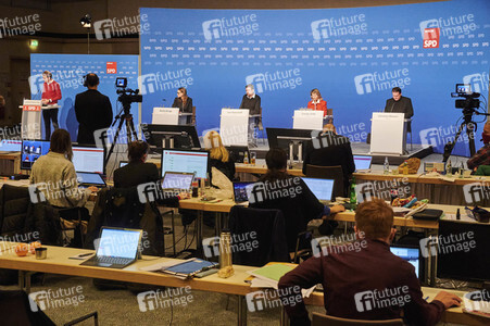 Hybrider Landesparteitag der SPD in Berlin