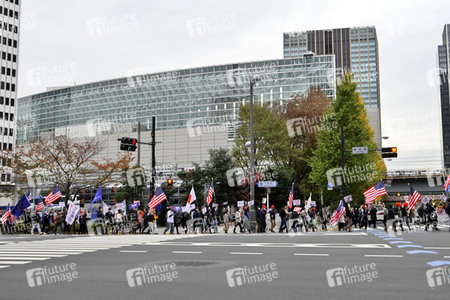 Pro Trump Demonstration in Tokio