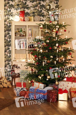 Weihnachts-Bodypainting