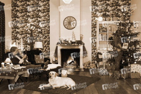 Weihnachts-Bodypainting