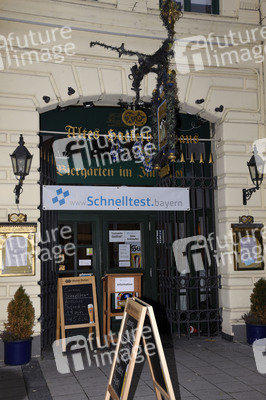 Corona-Teststation in München