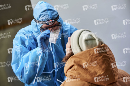 Corona-Schnelltests in Berlin