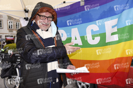 Kundgebung zum bundesweiten Aktionstag gegen Aufrüstung und Krieg in München