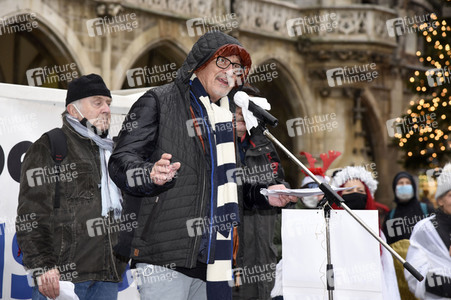 Kundgebung zum bundesweiten Aktionstag gegen Aufrüstung und Krieg in München