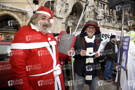 Kundgebung zum bundesweiten Aktionstag gegen Aufrüstung und Krieg in München