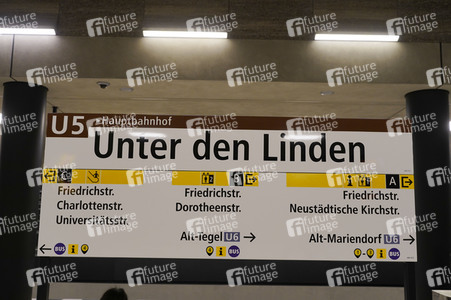 Neuer U-Bahnhof Unter den Linden in Berlin