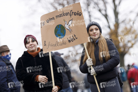 Querdenken-Demo in Düsseldorf