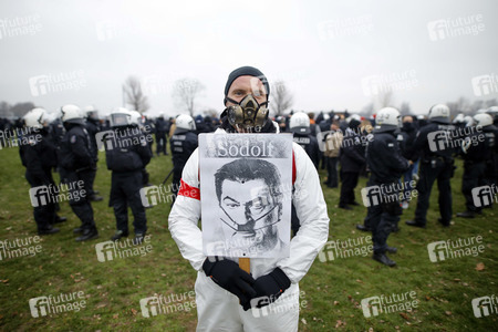 Querdenken-Demo in Düsseldorf