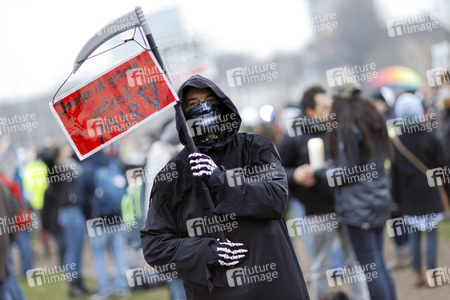 Querdenken-Demo in Düsseldorf