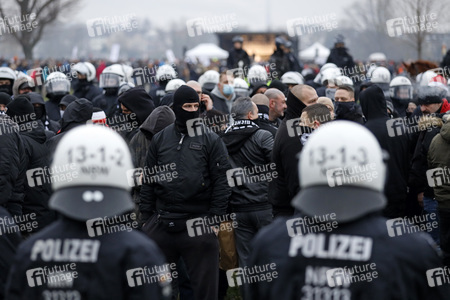 Querdenken-Demo in Düsseldorf