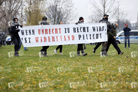 Querdenken-Demo in Düsseldorf