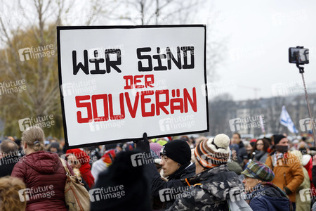 Querdenken-Demo in Düsseldorf