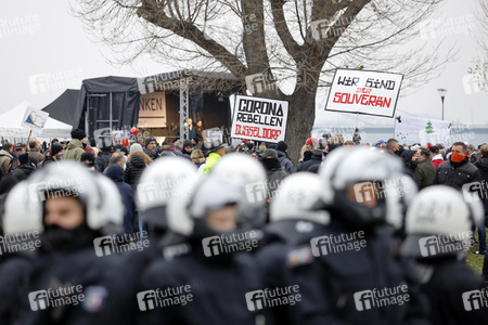 Querdenken-Demo in Düsseldorf