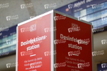Symbolfoto Desinfektionsstation