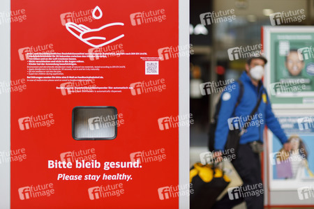 Symbolfoto Desinfektionsstation