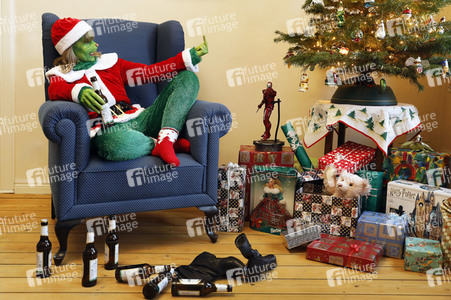 GEEK ART: Der Weihnachtsmann und der Grinch / Santa Claus and the Grinch