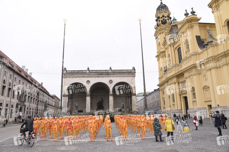 Kunst-Installation 'Broken' in München