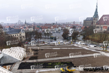 Rundgang von Bodo Ramelow über das Bundesgartenschau-Gelände 2021 in Erfurt