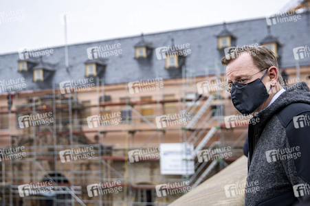 Rundgang von Bodo Ramelow über das Bundesgartenschau-Gelände 2021 in Erfurt