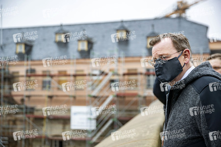 Rundgang von Bodo Ramelow über das Bundesgartenschau-Gelände 2021 in Erfurt