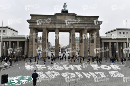 Fridays for Future Lichteraktion in Berlin