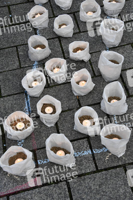 Fridays for Future Lichteraktion in Berlin