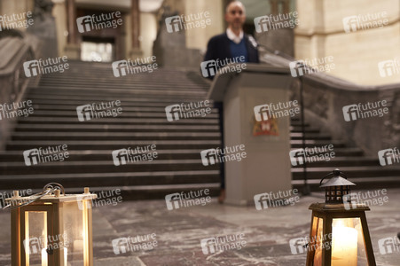 Übergabe des Friedenslichts in Hannover