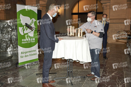 Übergabe des Friedenslichts in Hannover